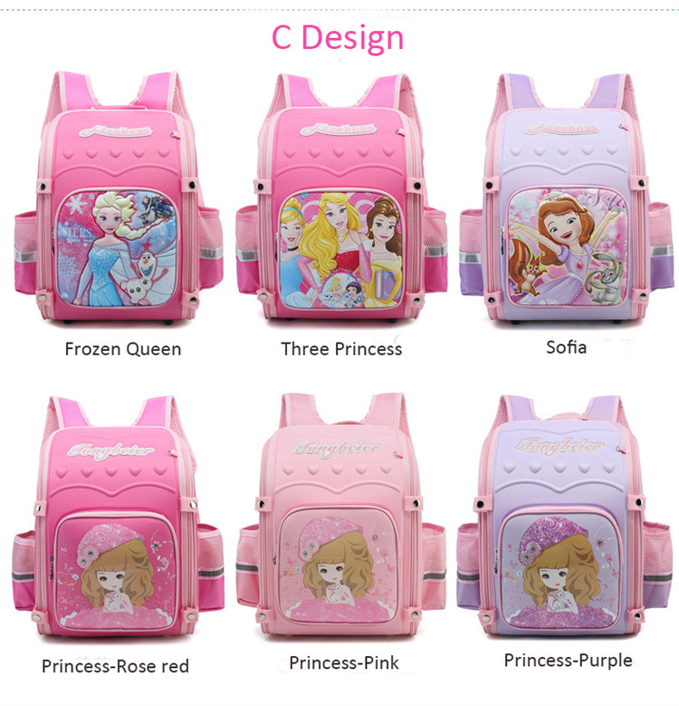 принцесса школьные сумки дети рюкзак дети
