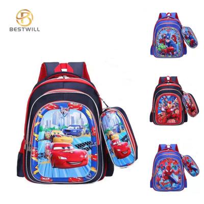 Школьный рюкзак с разноцветным клубничным песочным принтом для девочек и мальчиков